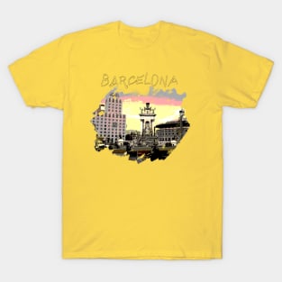 Plaza Catalunya Barcelona T-Shirt